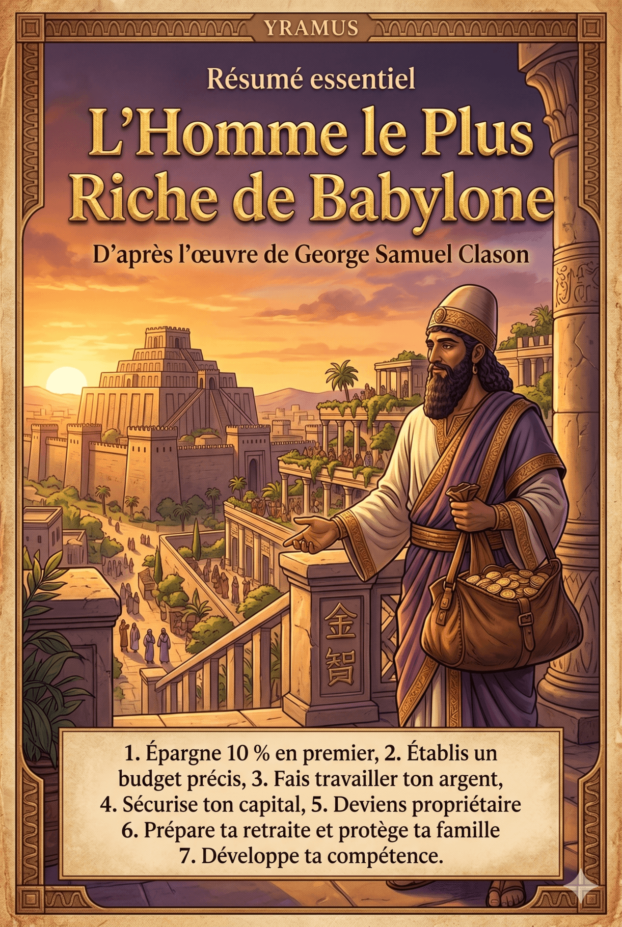 Résumé essentiel de "L'homme le plus riche de Babylone" by Yramus