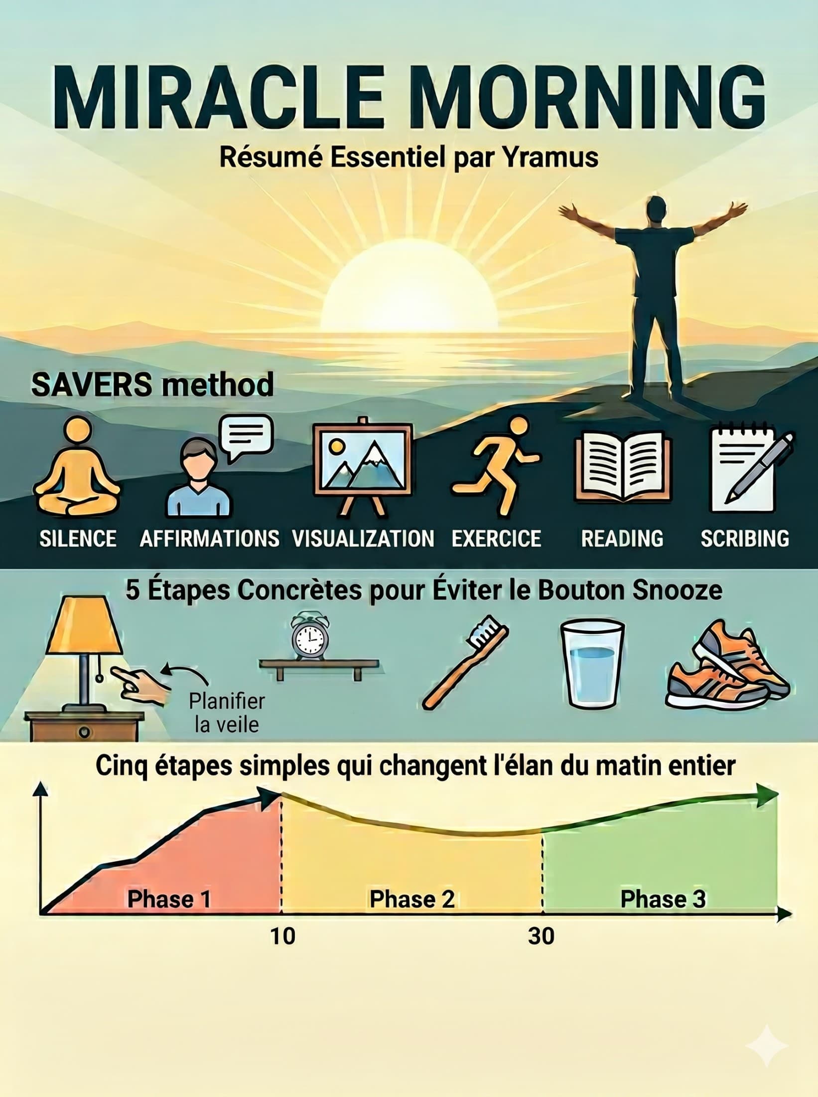 Résumé Essentiel de Miracle Morning Hal Elrod par Yramus